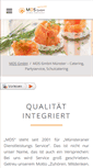 Mobile Screenshot of catering-muenster.com