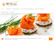 Tablet Screenshot of catering-muenster.com